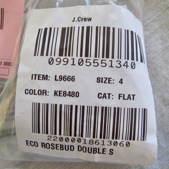 Eco ROSEBUD Double Cross Back New J Crew size 4 - Picture 6 of 7
